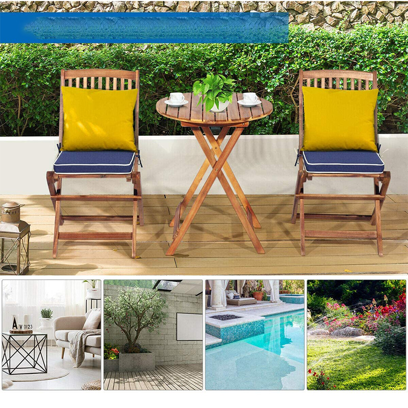 Terasová konverzačná súprava vonku 3-dielna patiová konverzačná súprava s vankúšmi