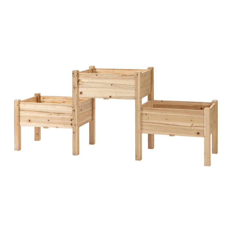 3-poschodový zvýšený záhradný záhon Voľne stojaci kvetináč na zeleninu, bylinky a kvety 3-poschodový zvýšený záhradný záhon Voľne stojaci kvetináč na zeleninu, bylinky a kvety