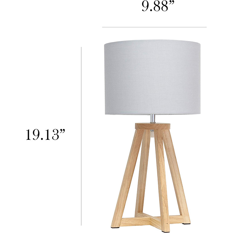 Starožitná ľadová modrá a prírodná povrchová úprava lana - Okrúhla pevná väzba Prírodné ľanové tienidlo - Otočný spínač zapnutia a vypnutia