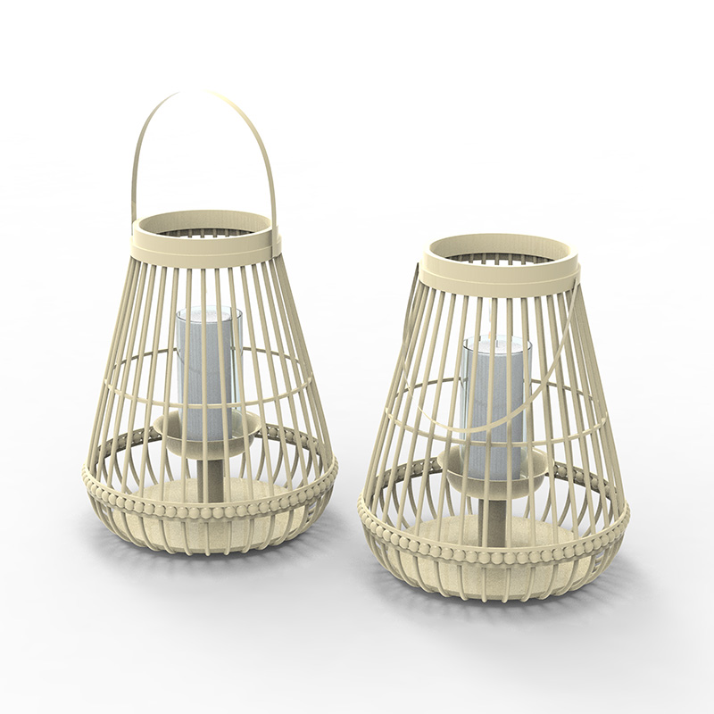 Kovová lampa so sviečkou na batérie – tradičná čierna, 17-palcová lampa