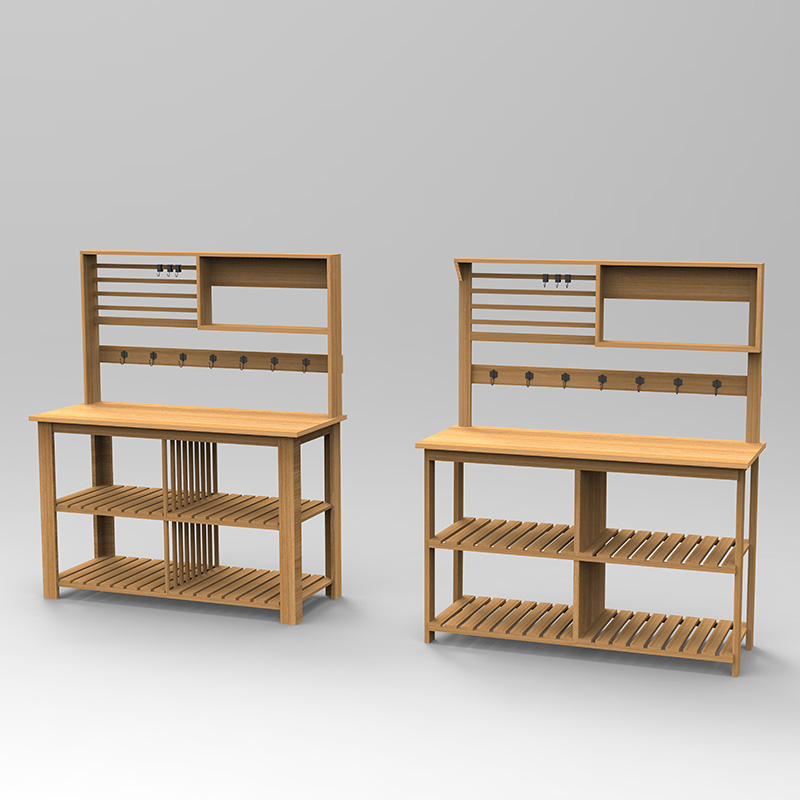 Zavárací stôl, záhradná pracovná stanica so sitom, odnímateľný drez a koše