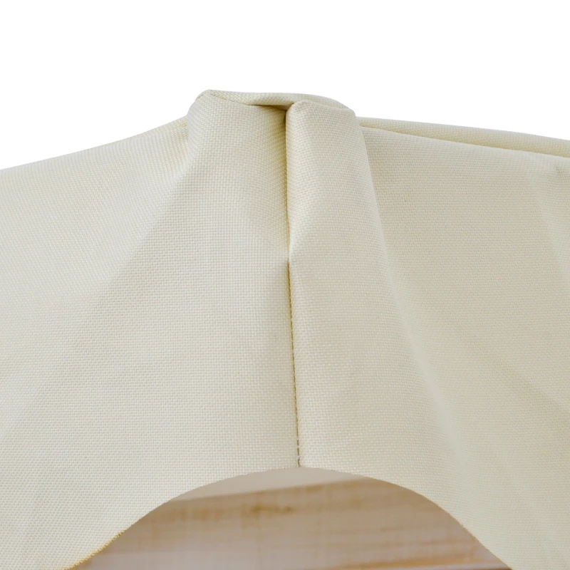 Vonkajšia hojdačka verandová hojdačka pre 2 osoby s dreveným stojanom, silným dizajnom A-rámu a nastaviteľným krytom proti vode