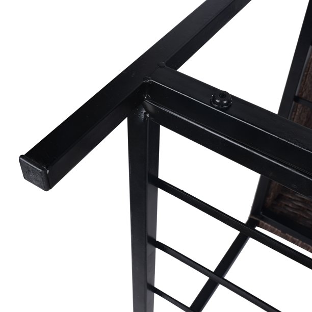 Vnútorný/vonkajší box na kvetináč z ratanu so stojanom na uloženie náradia pod a pevným vyvýšeným pracovným priestorom 28' H