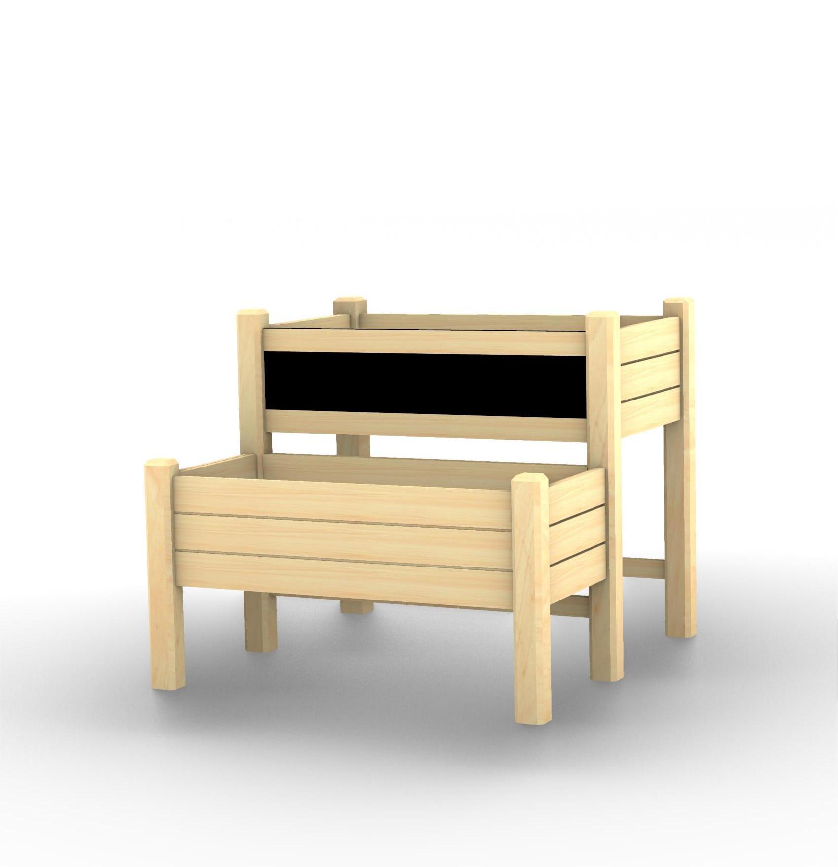 Detský záhradný kvetináč na vyvýšenú posteľ