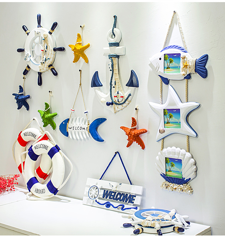 Výzdoba prímorskej svätyne Lixincrafts, výzdoba v morskom štýle,