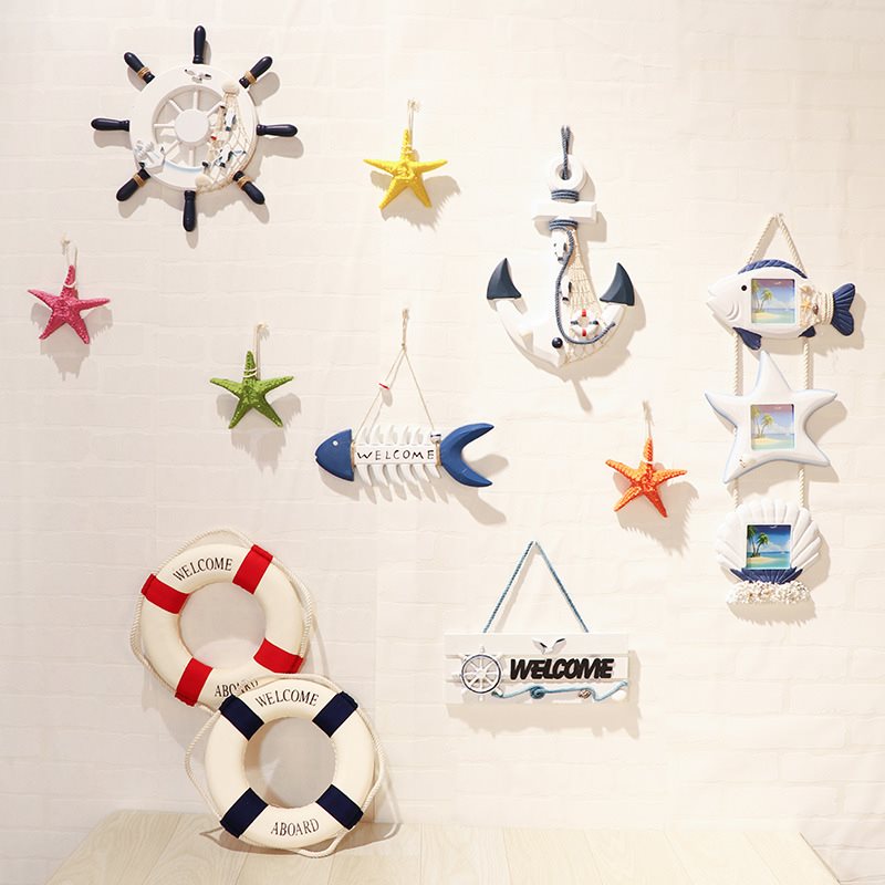 Výzdoba prímorskej svätyne Lixincrafts, výzdoba v morskom štýle,